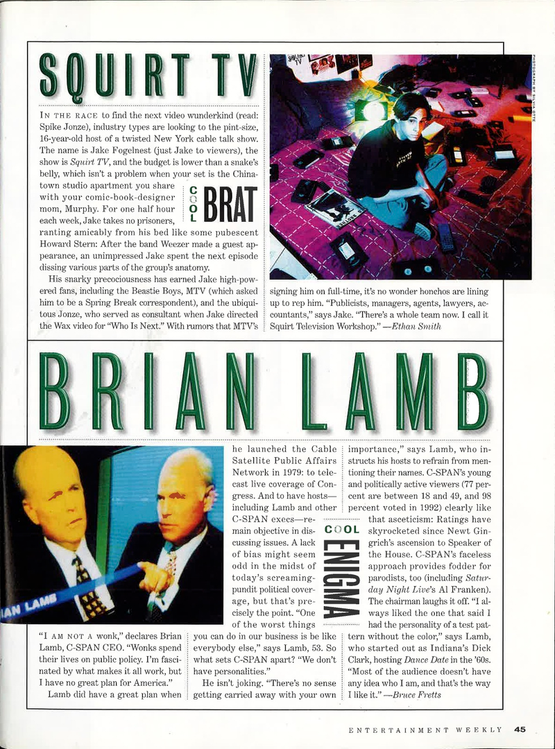 Illustration for article titled From “Kilmer” to “kitsch”: One issue of Entertainment Weekly defined “cool” in ‘95